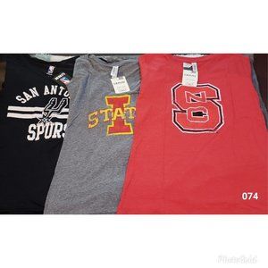 3 NBA/COLLEGE WOMEN'S TEE SHIRTS